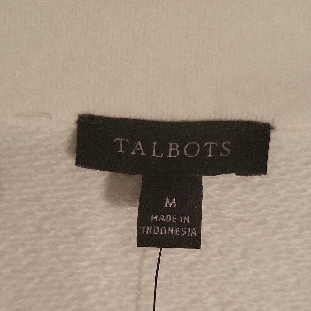 Talbots Ivory Collared Top - Picture 2 of 9